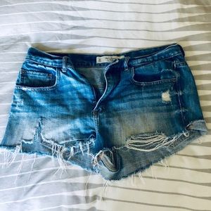 Abercrombie cutoff shorts